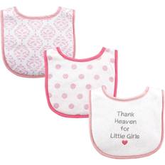 Luvable Friends Drooler Bib 3-pack Thank Heaven Girls