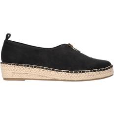 Faux Leather Espadrilles Bella Vita Jimena - Black Faux Leather