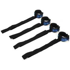 Blau Handschellen & Leinen Bed Restrain Kit Blau Schwarz