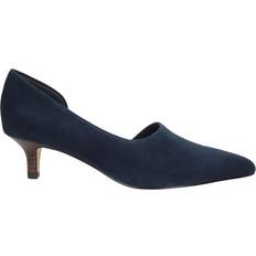 Bella Vita Quilla - Navy Kid Suede Leather