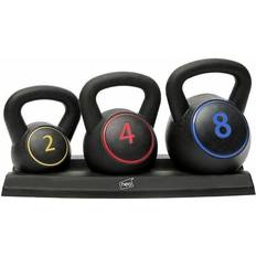 Kettlebells 14 Neo Kettlebell Set Weights with Rack Stand 3-pack