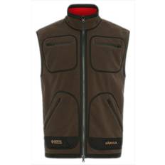 Jakt - Röda Västar Härkila Kamko fleece vest Brown/Red