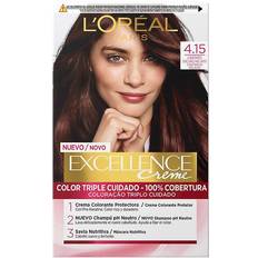 Hårfarve mørkebrun L'Oréal Paris Permanent Hårfarve 4.15 Mørkebrun