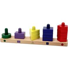 Wooden Toys Stacking Toys Melissa & Doug Stack Sort Board