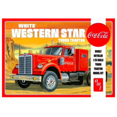 Tractors Amt 1160 Coca-Cola White Western Star Semi Tractor