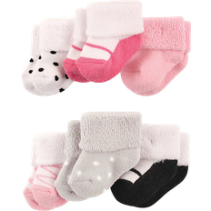 Luvable Friends Newborn Ballet Shoes Socks 6-pack - Light Pink (10720624)