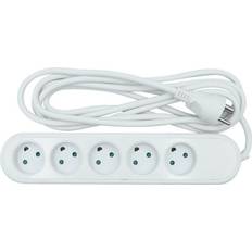 Nordic Quality Power 3-vej strømskine m/jord,3m