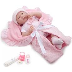 JC Toys La Newborn 15.5" Doll Pink Deluxe Boutique Gift Set