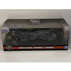 DC Comics Leksaksfordon DC Comics Justice League Movie Batmobile with Figure 1:32 Hollywd Ride