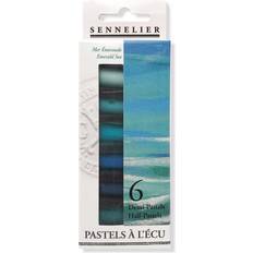 Crayons Sennelier Emerald Sea Half Pastels 6-pack