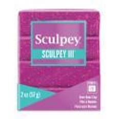 Sculpey Polymerisavit Sculpey III Violet Glitter, 2 oz