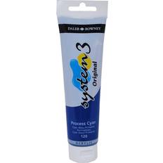 Daler Rowney System 3 Acrylics Process Cyan, 150 ml tube