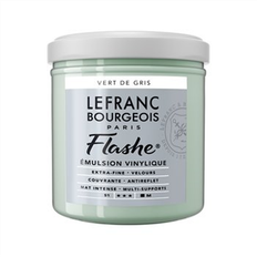 Lefranc & Bourgeois Flashe Vinyl Paint Gray Green, 125 ml jar