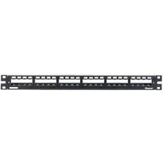 Panduit Patchpanel med kabel aflastning 24 port uden konnekter