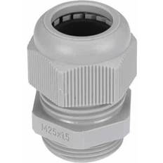 Cable Gland Electrical Installation Materials JACOB 50.620 PA7001 Cable gland with strain relief M20 Polyamide Silver-grey (RAL 7001) 1 pc(s)