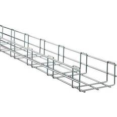 Wibe Gitterbakke 60x60 Zinc (L=3m)
