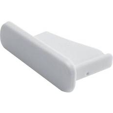 Hager KZN021 End cap Plastic White