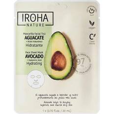 Hyaluronic acid masks Iroha Nature Mask Avocado + Hyaluronic Acid 20ml