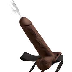 9" Hollow Squirting Strap-on with Balls