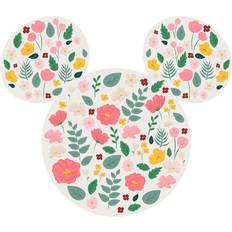 Tapeten Komar Wallsticker, Mickey Head Wildflowers, Ø: 127 cm,Selvklæbende, 127 cm