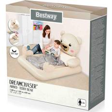 Plastique Matelas Gonflables Bestway Matelas gonflable enfant Nounours Rose 188 x 109 x 89 cm Camping