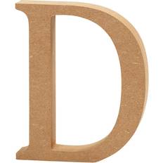 Creativ Company Bogstav højde 8 cm tykkelse 1,5 cm MDF D
