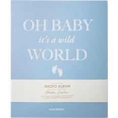 Fotoalbum baby Fotoalbum, oh baby itÂ´s a wild world, blÃ¥