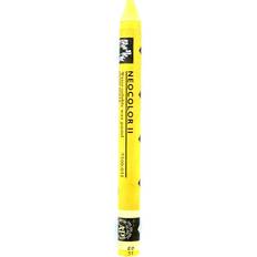 Neocolor II Aquarelle Water Soluble Wax Pastels straw yellow