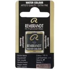 akvarelfarve half pan – Oxide Black 735
