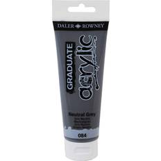 Grey Acrylic Paints Daler-Rowney Graduate Acrylics Neutral Gray, 120 ml tube