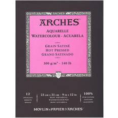 Watercolor Pad 9 in. x 12 in. hot pressed 140 lb