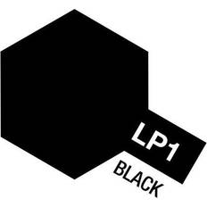 Negro Pinturas en aerosol Tamiya Lacquer Paint LP-1 Black