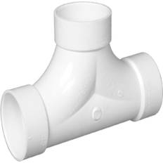 Charlotte Pipe 3 in. DWV PVC 2-Way Cleanout, White