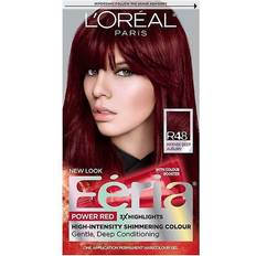 Red hair color L'Oréal Paris Feria Multi-Faceted Shimmering Color, R48 Red Velvet False