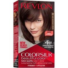 Idratante Tinte per Capelli Permanent Revlon ColorSilk Beautiful Color #32 Dark Mahogany Brown