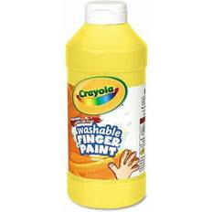 Giallo Pitture per le dita Crayola Fingpaint,Wshable,Yw,16 oz