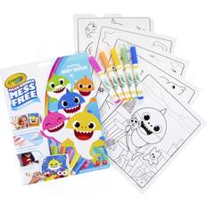 Crayola Markers Crayola Color Wonder Mess Free Baby Shark's Big Show Coloring Pages & Markers