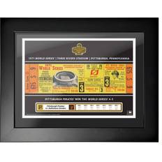 Mustang Pittsburgh Pirates 1971 World Series Framed Ticket