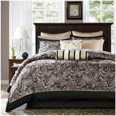 Textiles Madison Park Aubrey 12-pack Bedspread Black, Silver