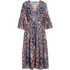 Rosa Midi Dress - Lapis Multi