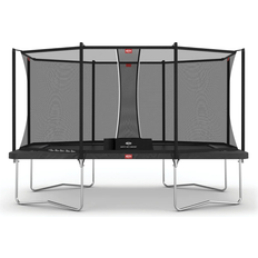 BERG Ultim Favorite Rectangular Trampoline 410cm + Safety Net Comfort Grey