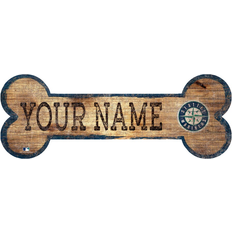 Fan Creations Seattle Mariners Personalized Dog Bone Sign