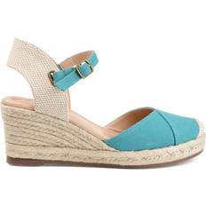 Wide Fit Espadrilles Journee Collection Ashlyn Wide - Teal