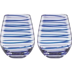 Blue Wine Glasses Kate Spade Charlotte Street Wine Glass 47.31cl 2pcs