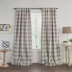 Elrene Grainger Buffalo Check Blackout Window Curtain 52 x 84 137.16x213.36cm