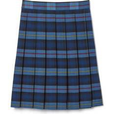 French Toast Girl's Plaid Pleated Skirt - Blue Red Plaid