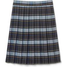 Girls Skirts French Toast Girl's Plaid Pleated Skirt - Blue Gold Plaid