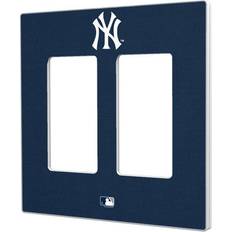 Strategic Printing New York Yankees Solid Double Rocker Light Switch Plate