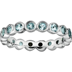 Aquamarine Rings Stacks & Stones Stack Ring - Silver/Blue