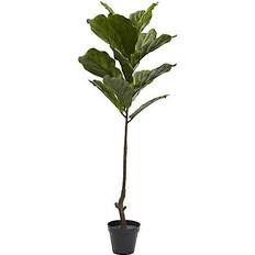 Plastic Garden Decorations Nearly Natural Artificial Fiddle Leaf Tree 4ft